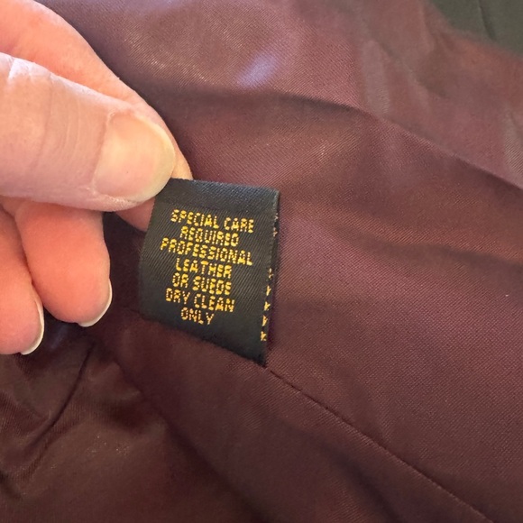 COLE HAAN | City Vintage Y2K Black 100% Lambskin Leather Blazer Jacket | Sz 6 - Picture 8 of 12